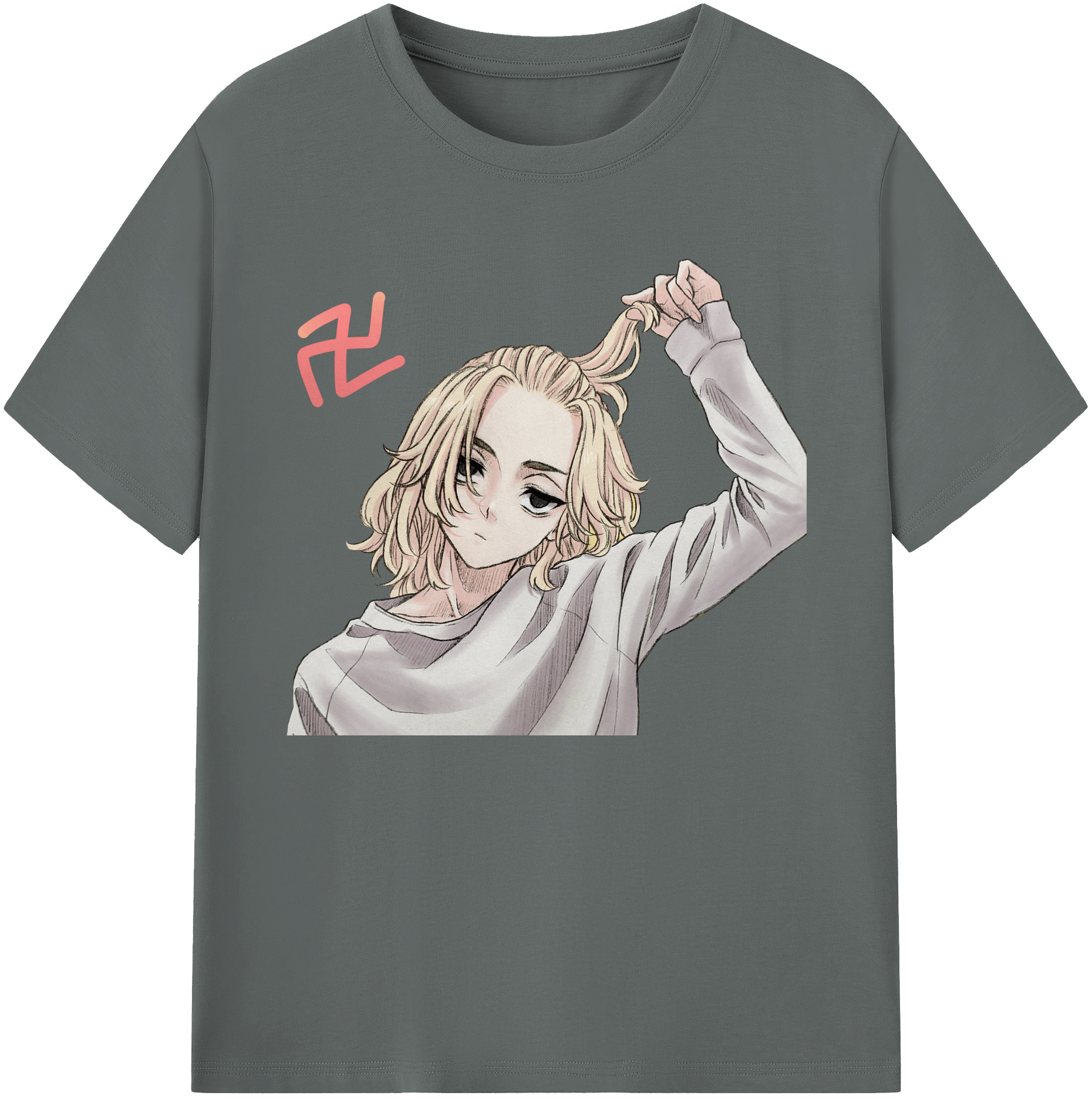 （画像用） 東京リベンジャーズ Tokyo Revengers 綿100％ メンズ半袖Tシャツ｜肌触りやわらか＆通気性